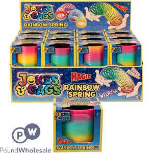 Jokes & Gags Magic Rainbow Spring Assorted Colours