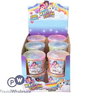 Magical Kingdom Unicorn Slime Surprise Putty CDU Assorted