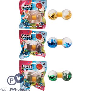 Jokes & Gags Super Stretchy Shimmer Squisher Toy Assorted Colours
