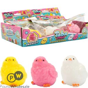 Taba Chicks Super Smooshy Squish Toy Cdu Assorted Colours