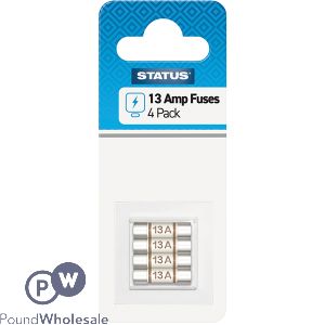 Status 13Amp Fuses 4 Pack