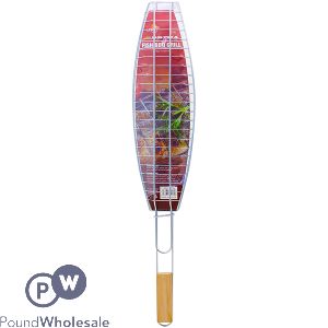 Prima Chrome BBQ Fish Grill Basket