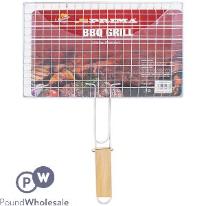 Prima BBQ Grill Basket 34.5 X 21.5 X 46cm