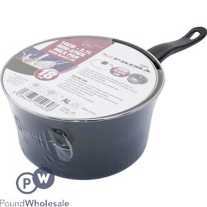 Prima Non-Stick Milk Pan With Glass Lid 18cm 2.1l