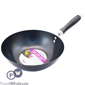 Prima Bakelite Handle Non-Stick Wok 24cm