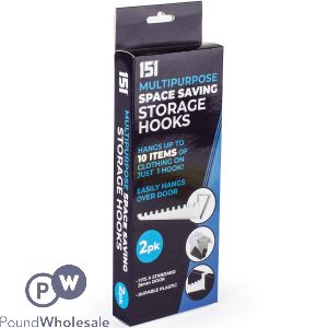 151 Multipurpose Storage Hooks 2 Pack