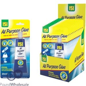 151 Extra Strong All Purpose Glue 20ml CDU
