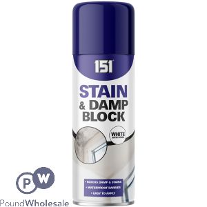 151 White Satin Stain & Damp Block Spray 400ml