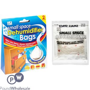 151 Small Space Dehumidifier Bags 2 X 50ml