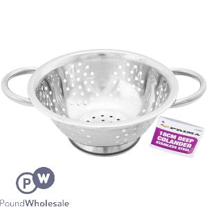 Prima Two Handle Deep Colander 18cm