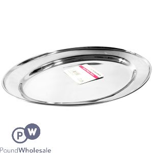 Prima Stainless Steel Oval Plate 30cm