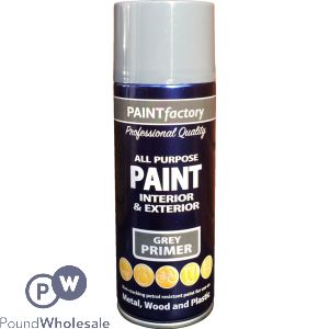 Paint Factory All Purpose Grey Primer Spray Paint 400ml