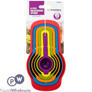 Prima Colour-Coded PP Measuring Spoon Set 6pc