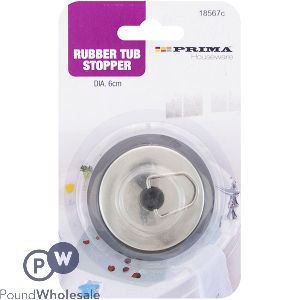 Prima Rubber Tub Stopper 6cm