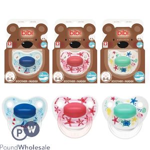 Bibi Happiness 0-6 Months Silicone Soother Cdu Assorted