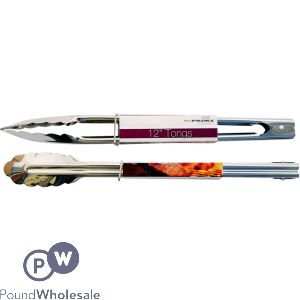 Prima Scalloped Tongs 30cm