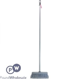 Prima Soft Bristle Broom With Stick 1.2m