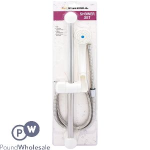 Prima One-Function Abs Stainless Steel Shower Set 120cm