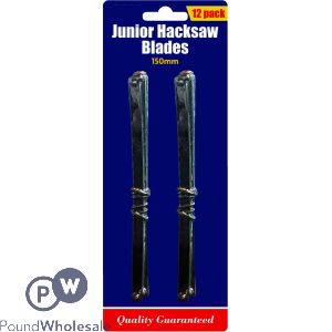 Junior Hacksaw Replacement Blades 6" 12 Pack