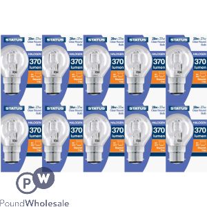 Status 28w=40w Halogen Round Bulb Bc