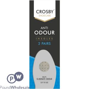 Crosby Anti Odour Padded Insoles 2 Pairs