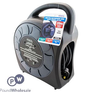 Elpine Ip54 2-Way 13Amp Waterproof Cable Reel 20m