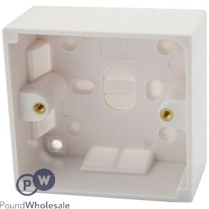 Elpine 1 Gang Pattress Box 25mm