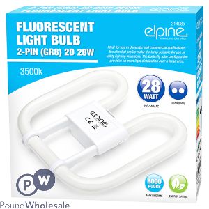 Elpine 2-Pin 2D 28W Fluorescent Light Bulb