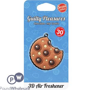 Guilty Pleasures Chocolate Chip Cookie 3d Car Air Freshener