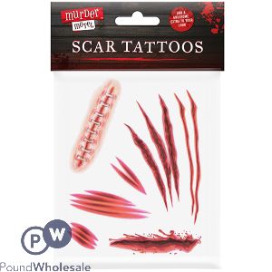 Murder Motel Assorted Scar Tattoos