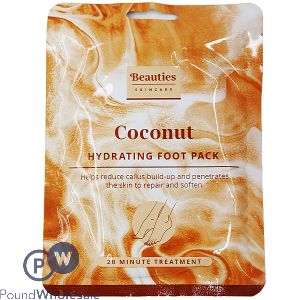 Beauties Skincare Coconut Hydrating Foot Pack