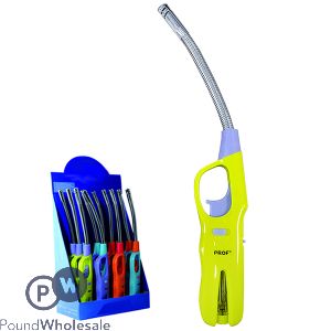 Prof Flexible Utility Lighter Assorted Bi-colours Cdu