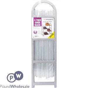 Prima 4 Tier Shoe Rack 50 X 65 X 18.5cm