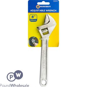 Marksman Adjustable Wrench Polished 8"
