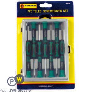 Marksman Telecommunication Screwdriver Set 7pc