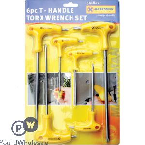 6pc T-HANDLE TORX WRENCH SET