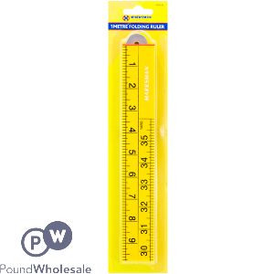 Marksman Folding Ruler 1m
