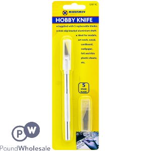 Marksman Hobby Knife With 5 Replacement Blades