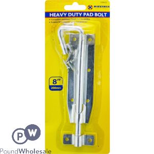 Marksman Corrosion-resistant Heavy Duty Pad Bolt 8"