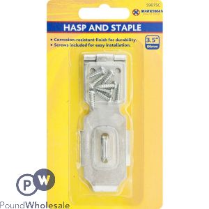 Marksman Security Hasp And Staple 3.5"