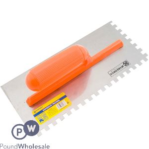 Marksman Adhesive Trowel With Teeth 11" X 5"