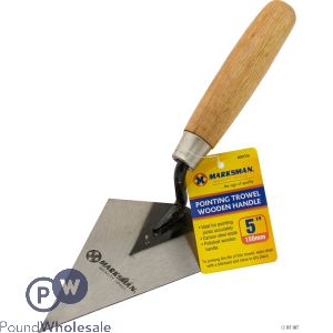 Marksman Pointing Trowel With Wooden Handle 5"