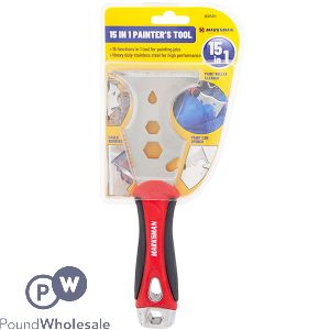 Marksman 15-in-1 Putty Knife Painter's Tool