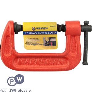 MARKSMAN HEAVY DUTY G-CLAMP 2"