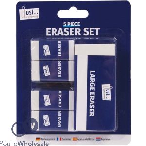 5pc ERASER SET