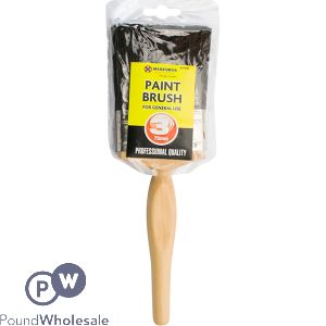 Marksman Wooden Handle Paint Brush 3"