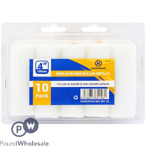 Marksman Gloss Mini Roller Refills 4" 10 Pack
