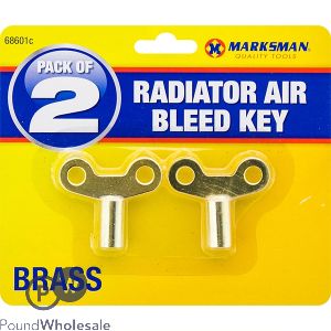 Marksman Brass Radiator Air Bleed Key 2 Pack
