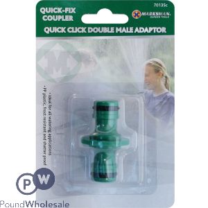 Marksman Quick Click Double Male Adaptor