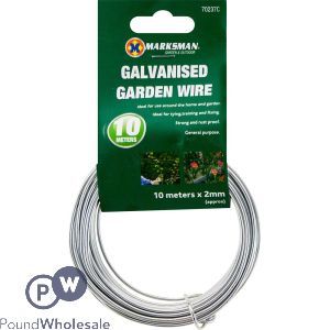 Marksman Galvanised Garden Wire 10m X 2mm